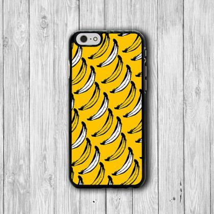 Tropical Iphone 6 Case Funny Yellow Banana Peeled..