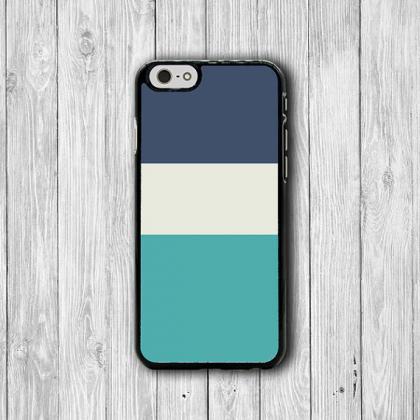 Minimal Blue Tri Color Pentone Art Iphone 6 Cases,..