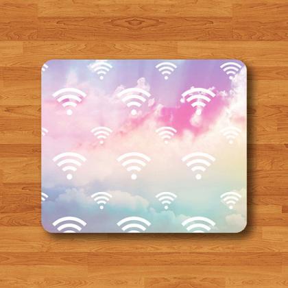 Sweet Cloud Wifi Sign Mouse Pad Love Pastel..