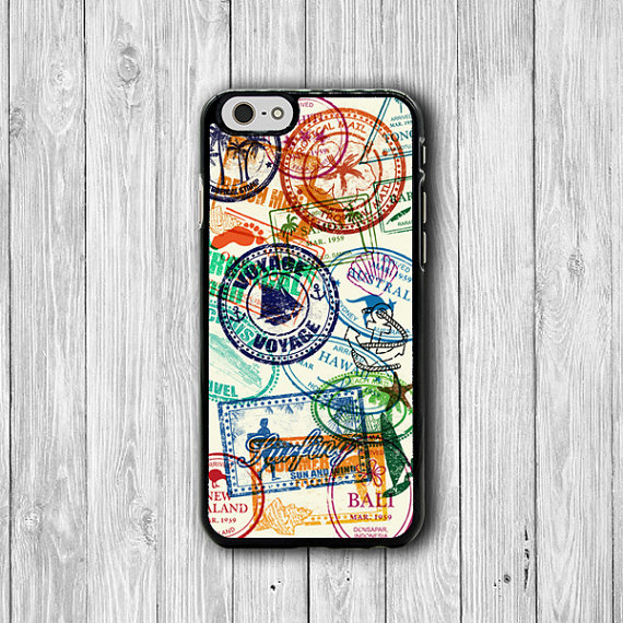 Stamp Passport Collection Iphone 6 / 6s Cases Hit Iphone 5s Case Sister Christmas Gift Iphone 4/4s Iphone 5/5c Electronics Cases Personalize
