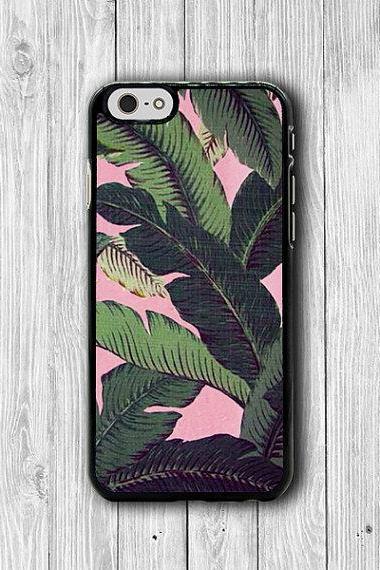 iPhone 6 Case - PINK Weave Palm Leaf Natural iPhone 6 Plus, Hawaii Tree TropiciPhone 5S, iPhone 5 Case, iPhone 5C Case, iPhone 4S Hipster