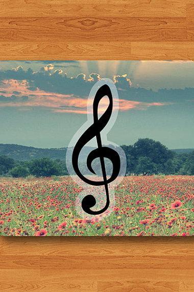 Treble Clef Vintage Floral Mouse Pad G Clef Lovely Music Natural MousePad Office Desk Deco Personalized Teacher Gift Soft Fabric Rubber Pad#2-37