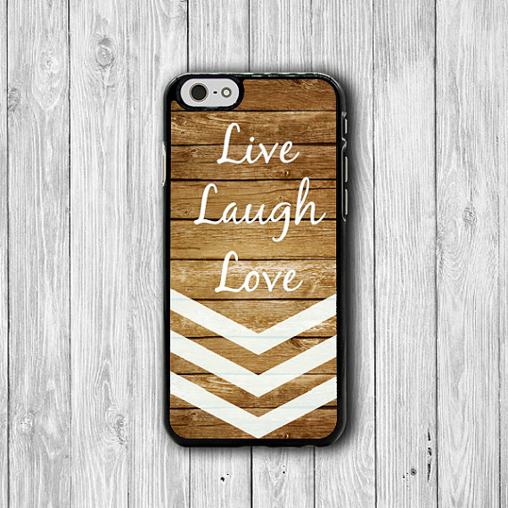 Live Laugh Love White Mint Chevron Wood iPhone Cases,iPhone 6, iPhone 5S Cover Accessories Gift For HIM & HER iPhone 4S iPhone 6 Plus Wooden